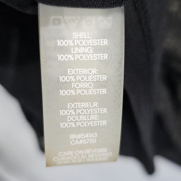 Calvin Klein Women's Empire Waist Chiffon Shift Dress Black  New With Tags - Picture 8 of 11